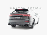 Rear Splitter (Vertical Bars) V.2 compatible with Audi SQ8 / Q8 S Line Mk1 Facelift