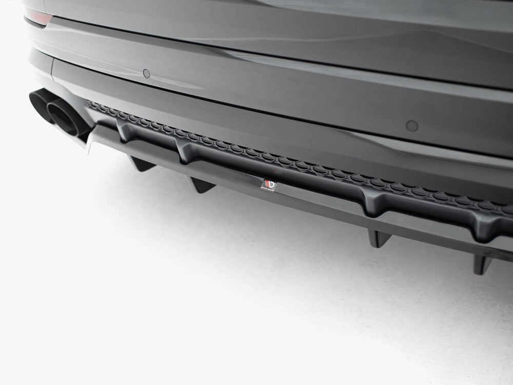 Rear Splitter (Vertical Bars) V.2 compatible with Audi SQ8 / Q8 S Line Mk1 Facelift