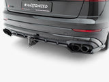 Rear Splitter (Vertical Bars) V.2 compatible with Audi SQ8 / Q8 S Line Mk1 Facelift