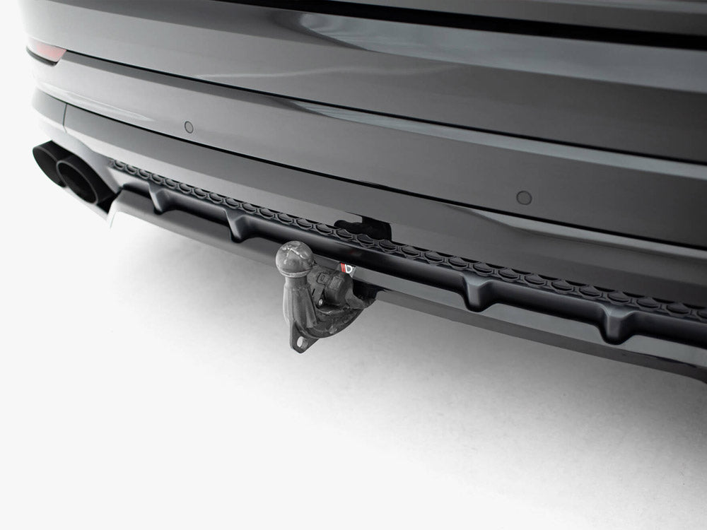 Rear Splitter (Vertical Bars) V.2 compatible with Audi SQ8 / Q8 S Line Mk1 Facelift