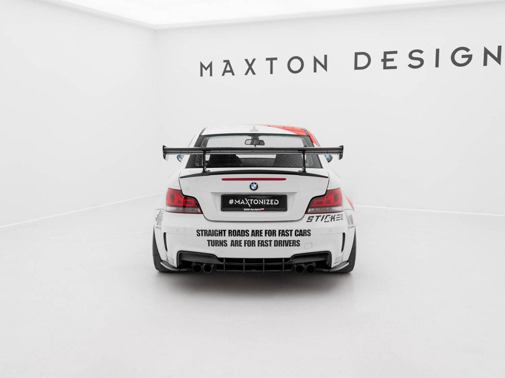 Carbon Spoiler With Upper Swan Mounting compatible with BMW 1 M E82