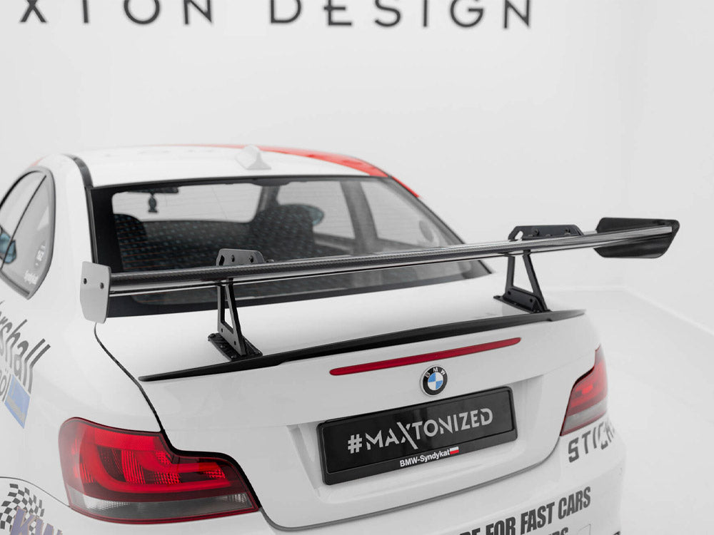 Carbon Spoiler With Upper Swan Mounting compatible with BMW 1 M E82