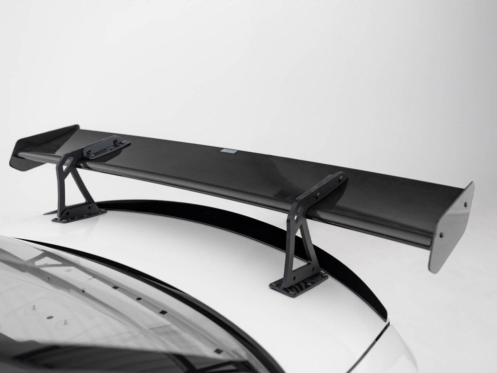 Carbon Spoiler With Upper Swan Mounting compatible with BMW 1 M E82