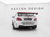 Carbon Spoiler With Internal Brackets Uprights V.2 + LED compatible with BMW 1 M E82