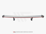 Carbon Spoiler With Internal Brackets Uprights V.2 + LED compatible with BMW 1 M E82