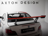 Carbon Spoiler With Internal Brackets Uprights V.1 + LED compatible with BMW 1 M E82