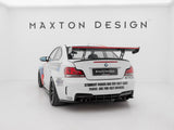 Carbon Spoiler With Internal Brackets Uprights V.1 + LED compatible with BMW 1 M E82