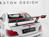 Carbon Spoiler With Internal Brackets Uprights V.1 + LED compatible with BMW 1 M E82