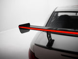 Carbon Spoiler With Internal Brackets Uprights V.1 + LED compatible with BMW 1 M E82