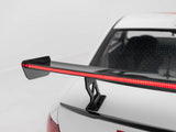 Carbon Spoiler With Internal Brackets Uprights V.1 + LED compatible with BMW 1 M E82