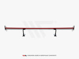 Carbon Spoiler With Internal Brackets Uprights V.1 + LED compatible with BMW 1 M E82
