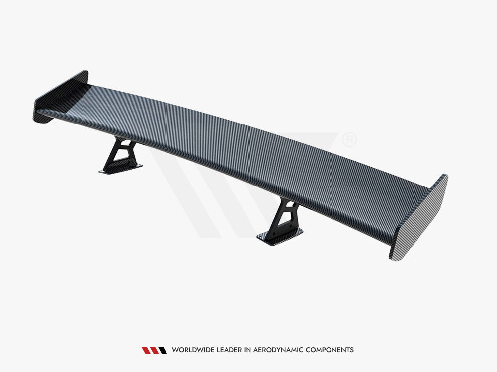Carbon Spoiler With Internal Brackets Uprights V.1 + LED compatible with BMW 1 M E82