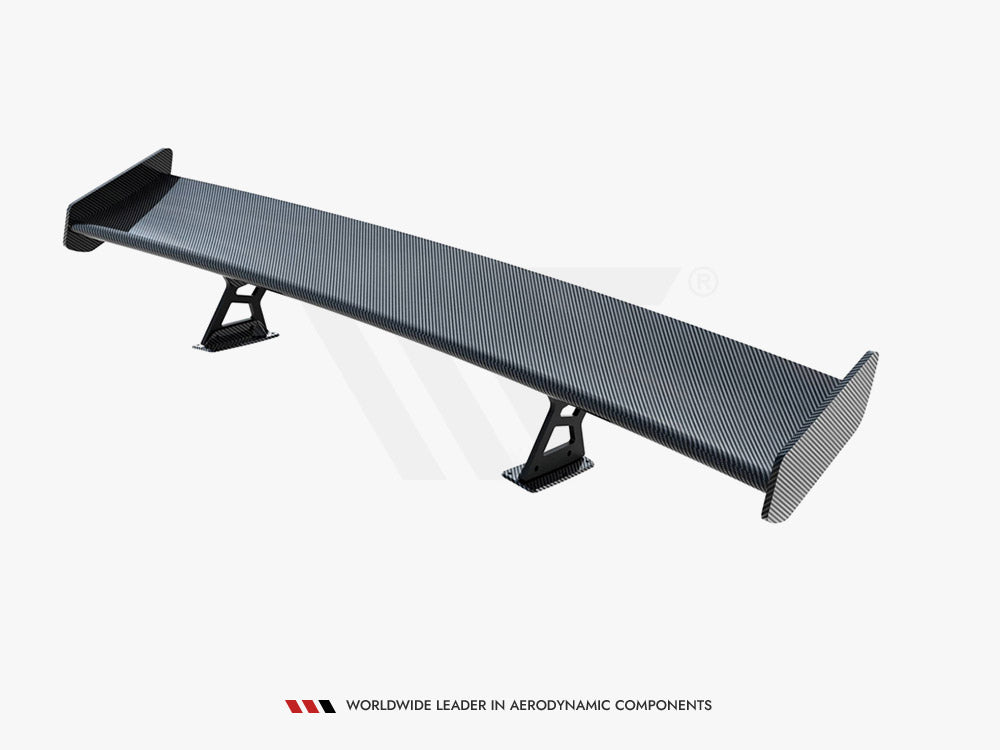 Carbon Spoiler With Internal Brackets Uprights V.1 + LED compatible with BMW 1 M E82