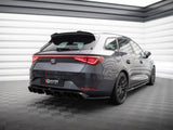 Rear Valance + Exhaust Ends Imitation compatible with SEAT Leon ST FR Mk4