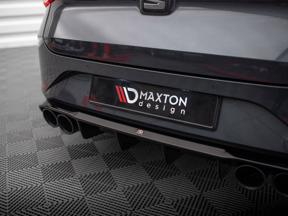 Rear Valance + Exhaust Ends Imitation compatible with SEAT Leon ST FR Mk4