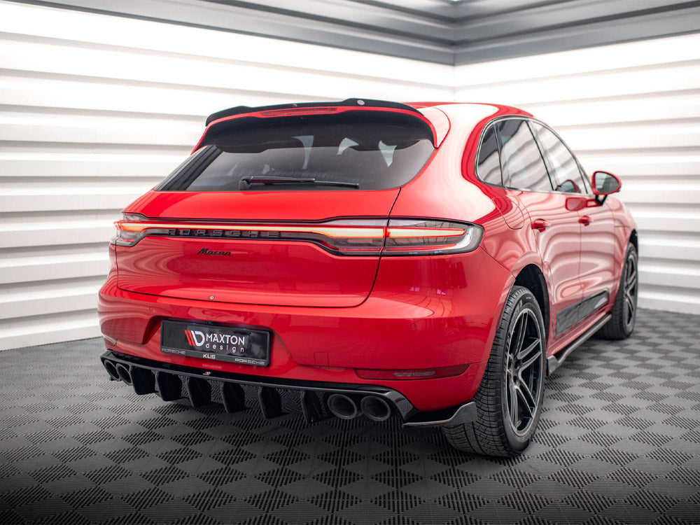 Rear Side Splitters V.2 compatible with Porsche Macan GTS / Sport Design Mk1 Facelift