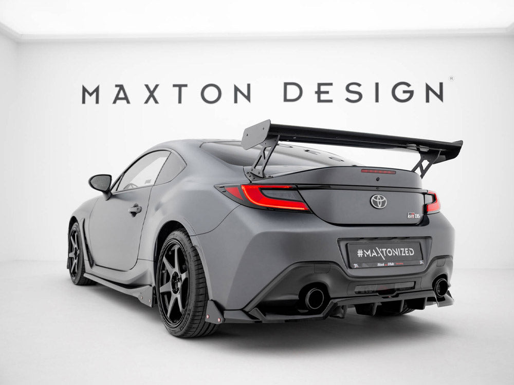Carbon Spoiler With External Brackets Uprights compatible with Toyota GR86
