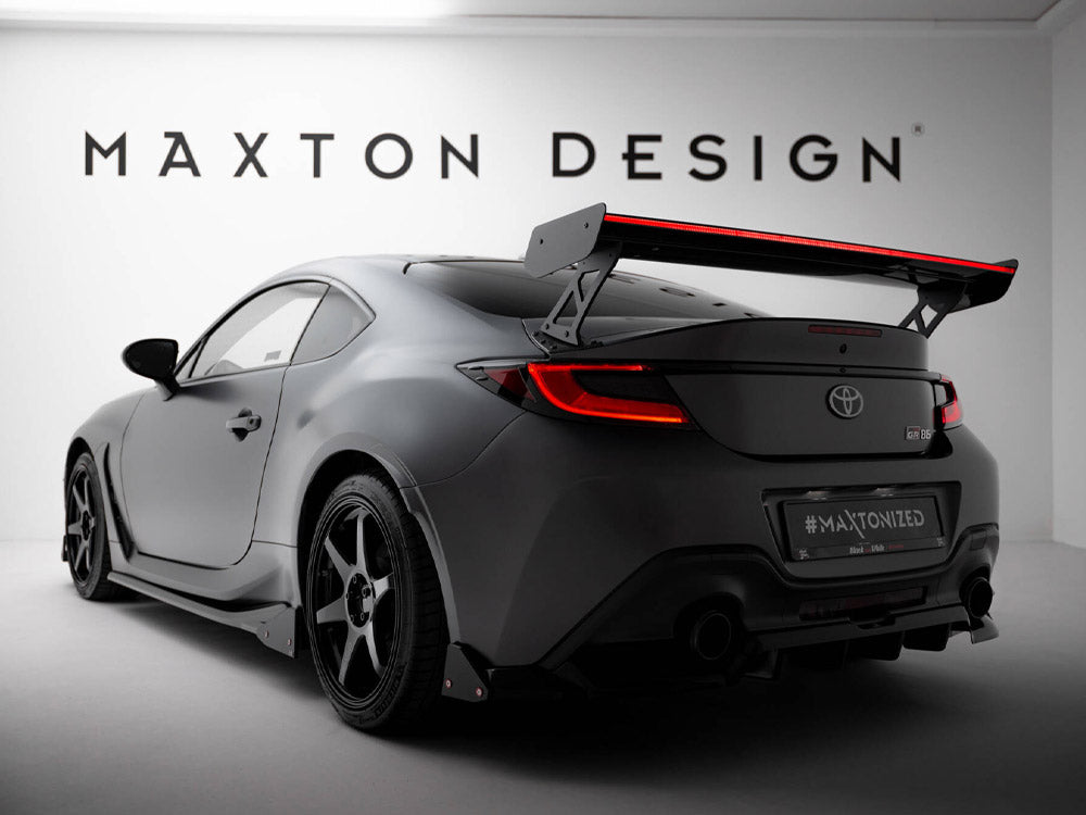 Carbon Spoiler With External Brackets Uprights + LED compatible with Toyota GR86