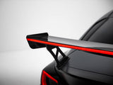 Carbon Spoiler With External Brackets Uprights + LED compatible with Toyota GR86