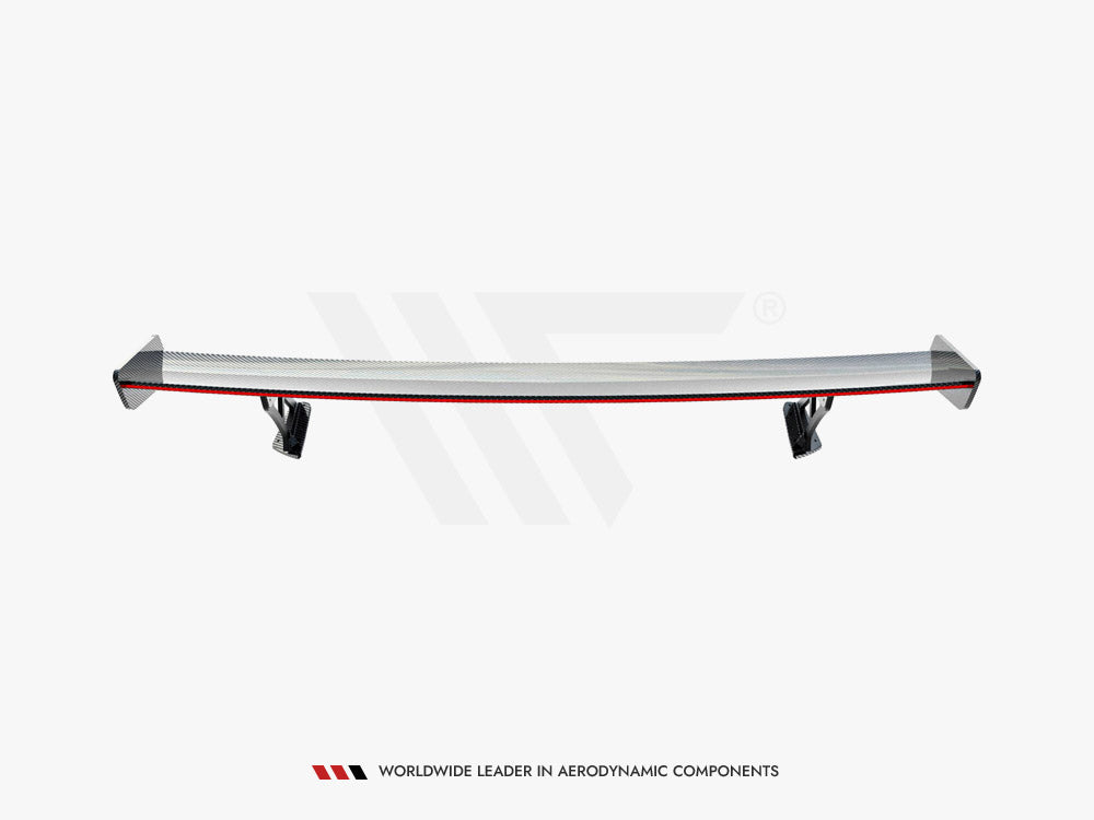 Carbon Spoiler With External Brackets Uprights + LED compatible with Toyota GR86