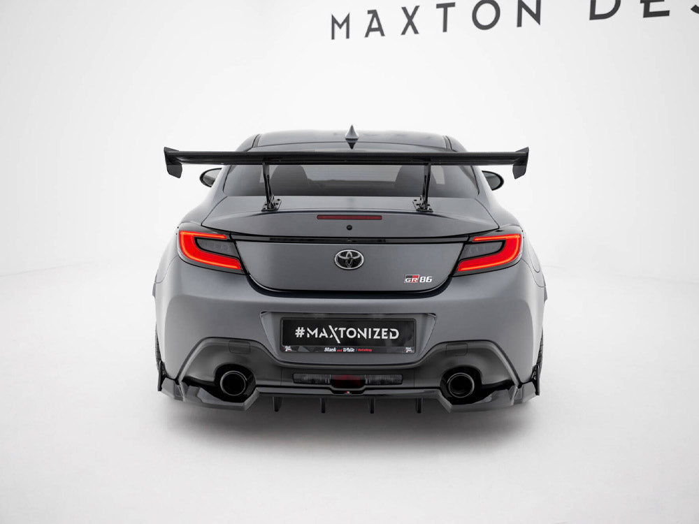 Carbon Spoiler With Internal Brackets Uprights compatible with Toyota GR86
