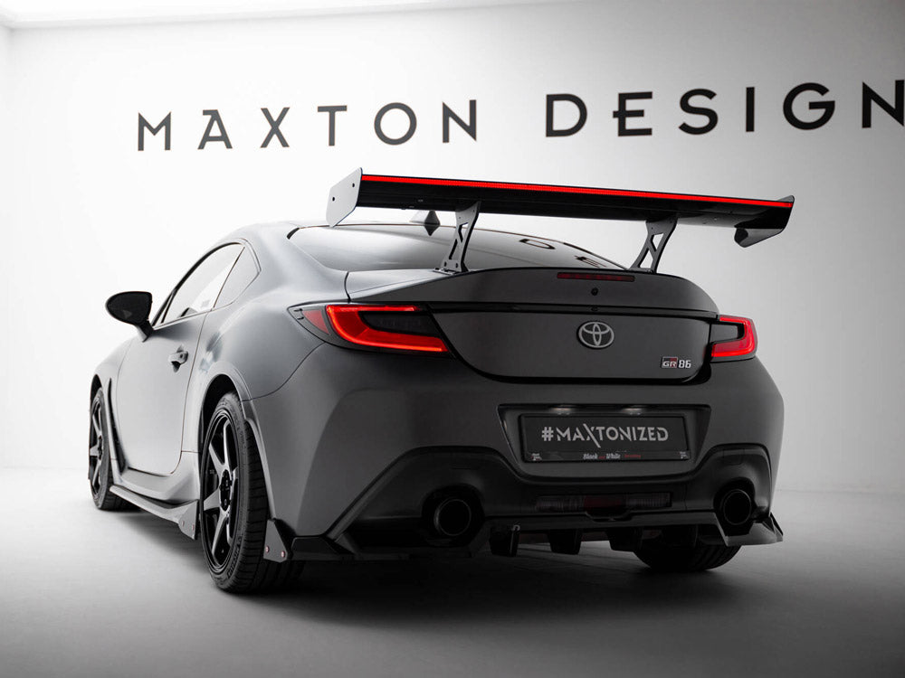 Carbon Spoiler With Internal Brackets Uprights + LED compatible with Toyota GR86