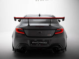 Carbon Spoiler With Internal Brackets Uprights + LED compatible with Toyota GR86