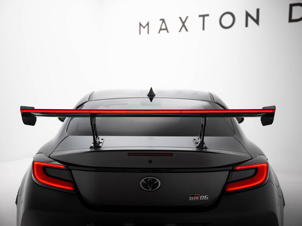Carbon Spoiler With Internal Brackets Uprights + LED compatible with Toyota GR86