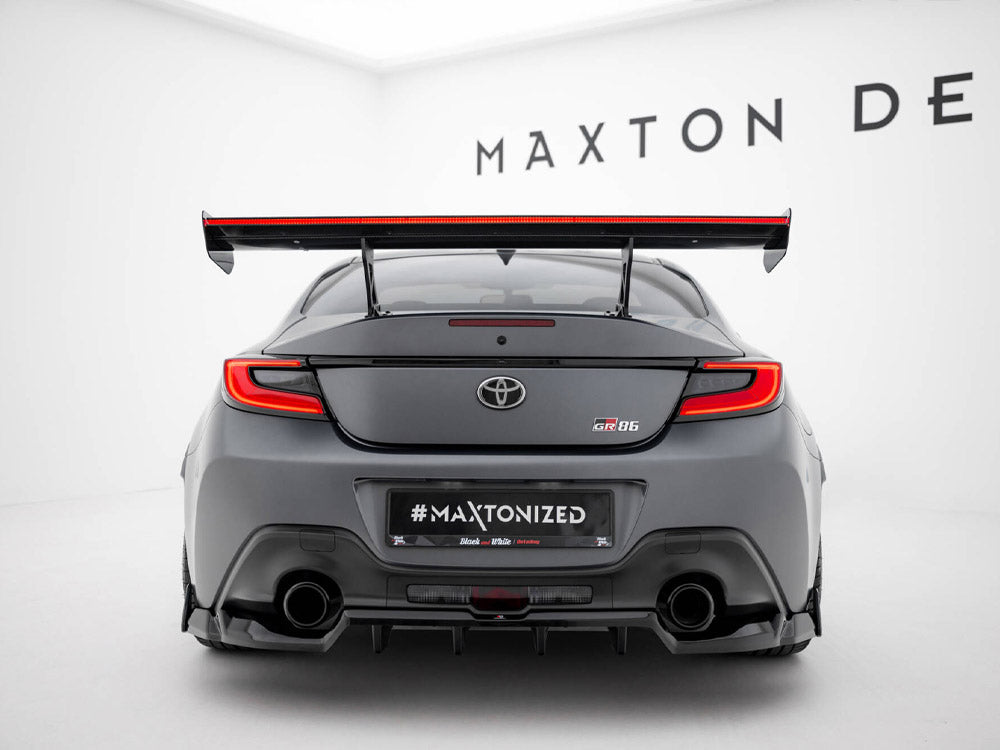 Carbon Spoiler With Internal Brackets Uprights + LED compatible with Toyota GR86