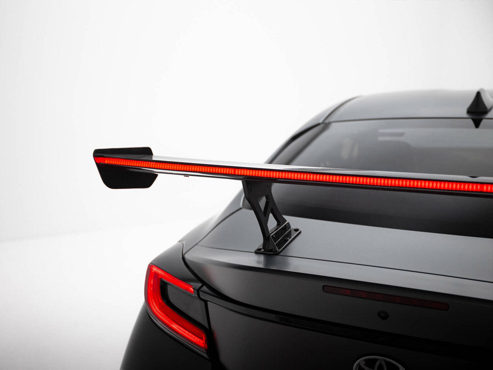 Carbon Spoiler With Internal Brackets Uprights + LED compatible with Toyota GR86