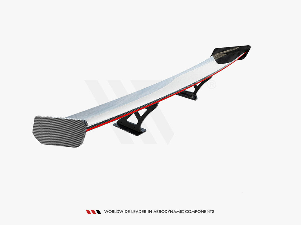 Carbon Spoiler With Internal Brackets Uprights + LED compatible with Toyota GR86