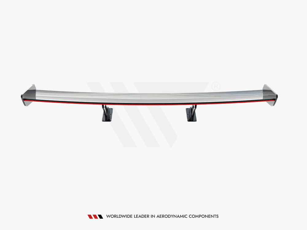 Carbon Spoiler With Internal Brackets Uprights + LED compatible with Toyota GR86