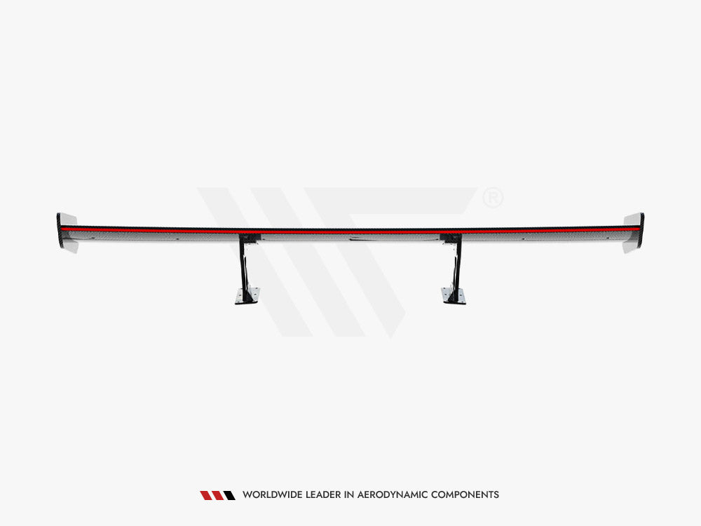 Carbon Spoiler With Internal Brackets Uprights + LED compatible with Toyota GR86