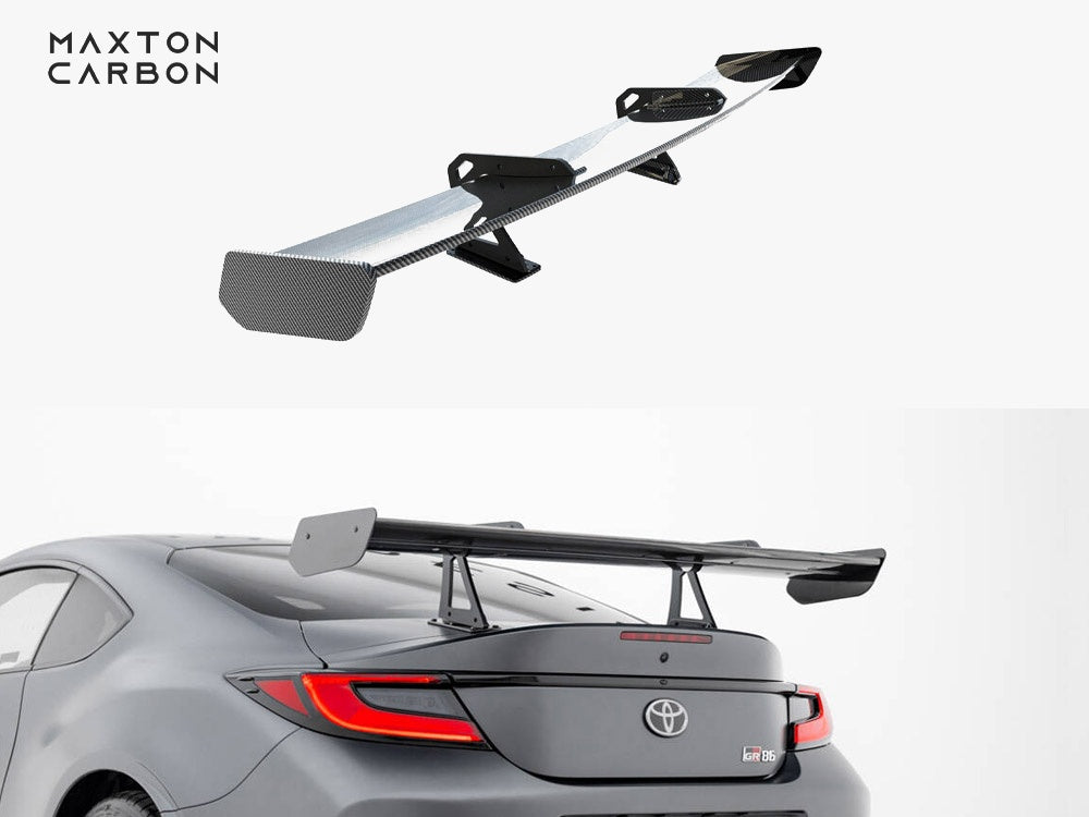 Carbon Spoiler With Upper Swan Mounting compatible with Toyota GR86