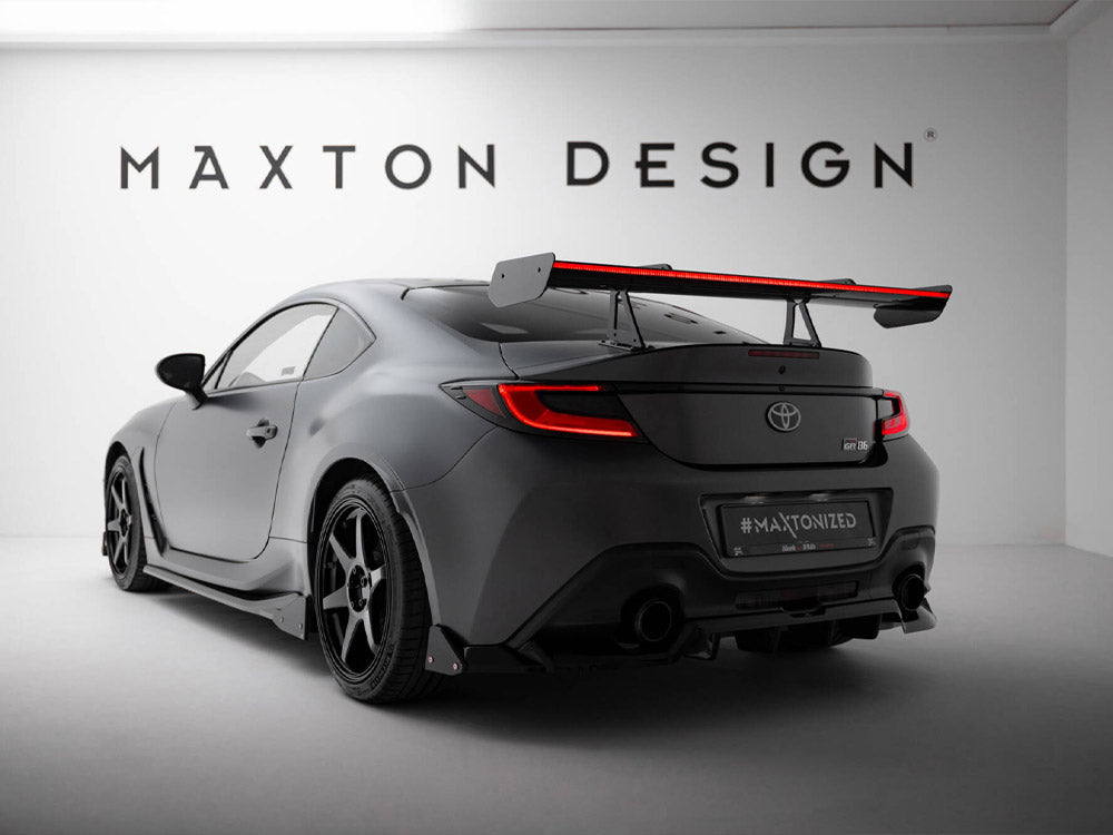 Carbon Spoiler With Upper Swan Mounting + LED compatible with Toyota GR86