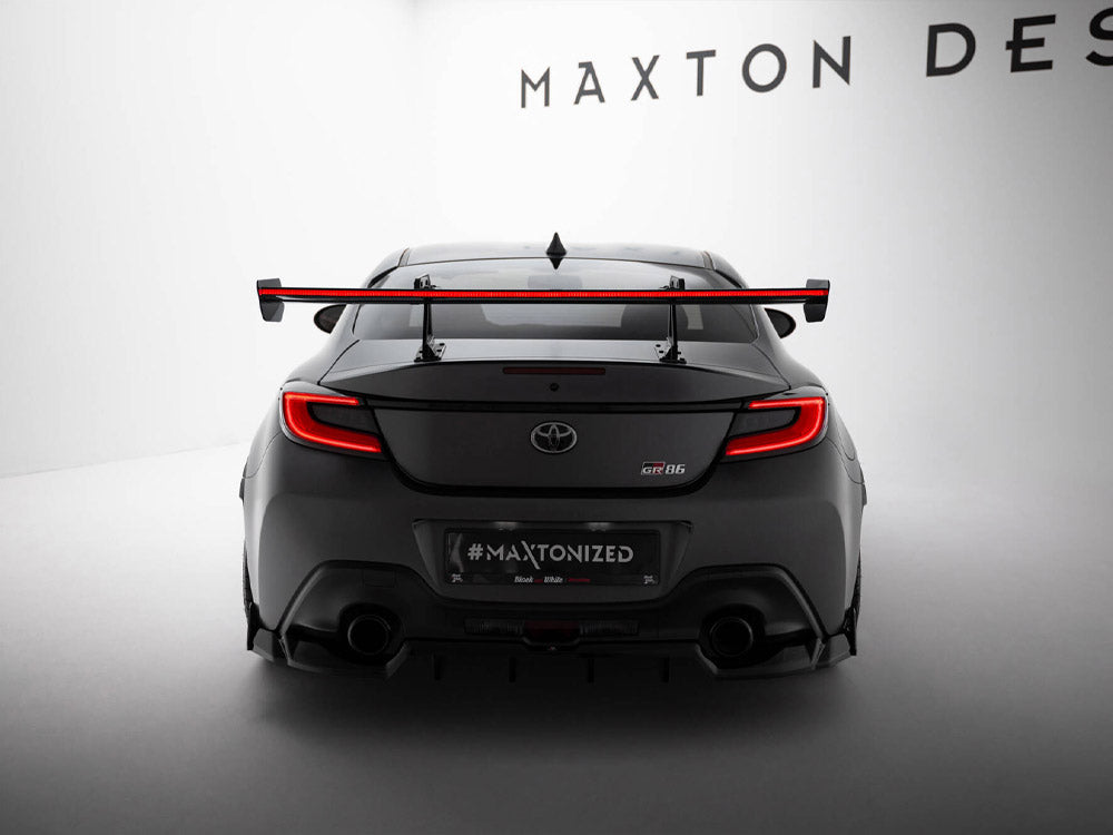 Carbon Spoiler With Upper Swan Mounting + LED compatible with Toyota GR86