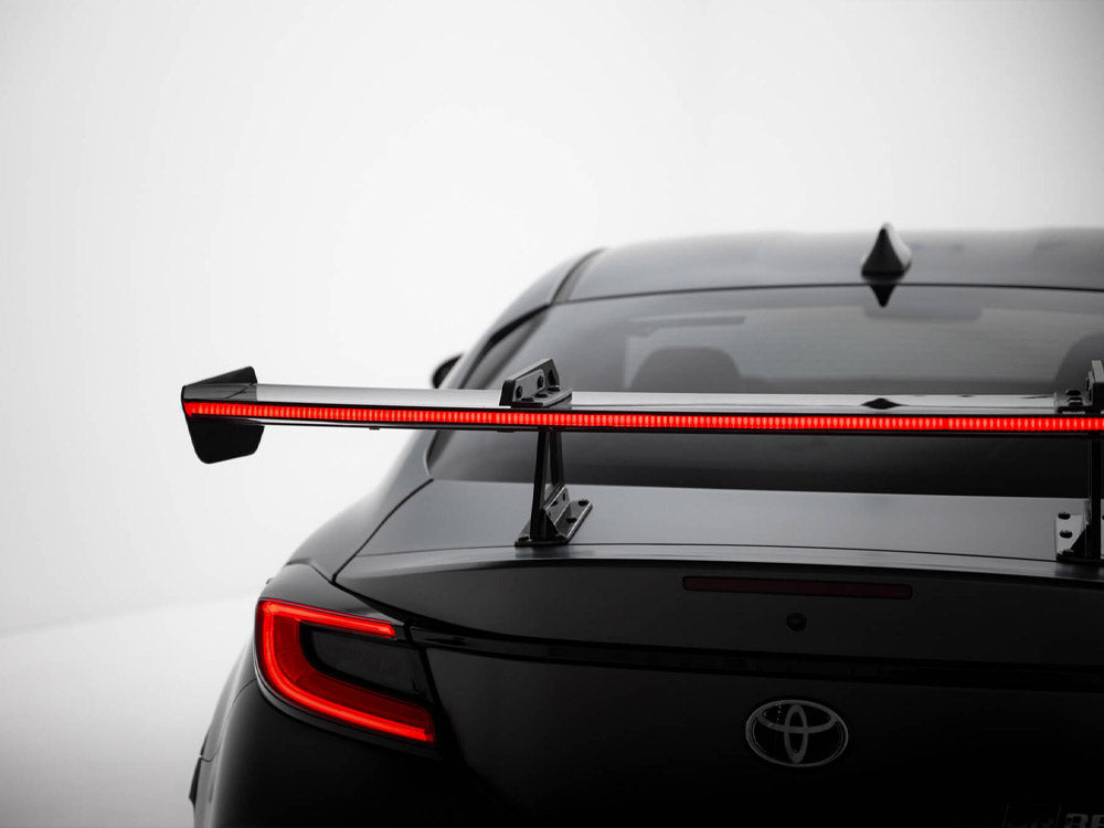 Carbon Spoiler With Upper Swan Mounting + LED compatible with Toyota GR86