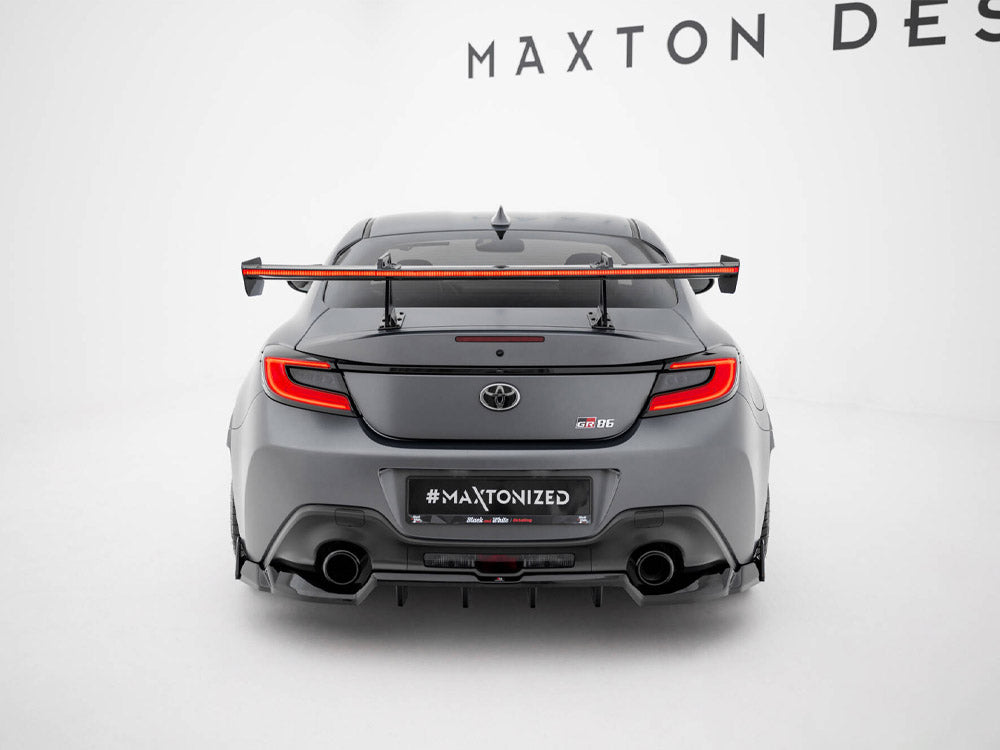 Carbon Spoiler With Upper Swan Mounting + LED compatible with Toyota GR86