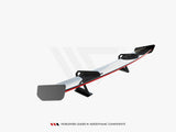 Carbon Spoiler With Upper Swan Mounting + LED compatible with Toyota GR86