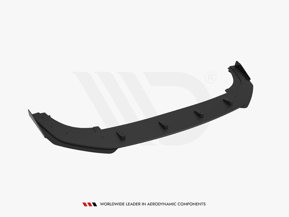 Street PRO Front Splitter + Flaps compatible with Volkswagen Golf GTI / GTE / R-Line Mk8 Facelift
