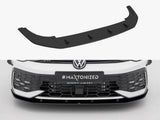 Street PRO Front Splitter compatible with Volkswagen Golf GTI / GTE / R-Line Mk8 Facelift