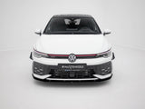 Street PRO Front Splitter compatible with Volkswagen Golf GTI / GTE / R-Line Mk8 Facelift
