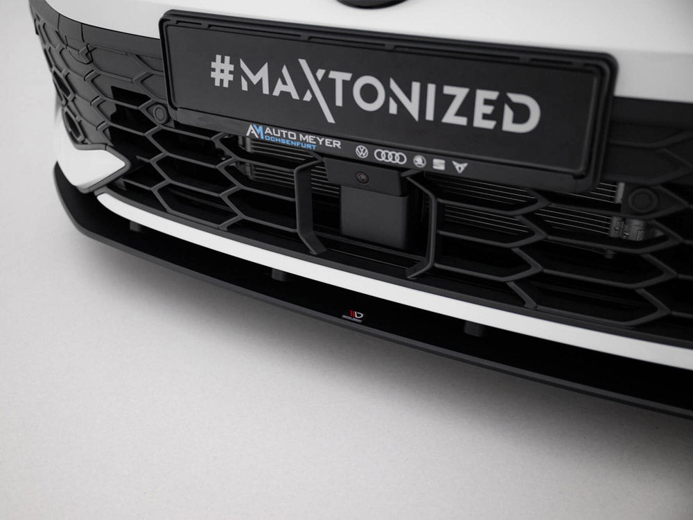 Street PRO Front Splitter compatible with Volkswagen Golf GTI / GTE / R-Line Mk8 Facelift