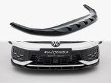 Front Splitter V.5 compatible with Volkswagen Golf GTI / GTE / R-Line Mk8 Facelift