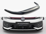 Front Splitter V.3 compatible with Volkswagen Golf GTI / GTE / R-Line Mk8 Facelift