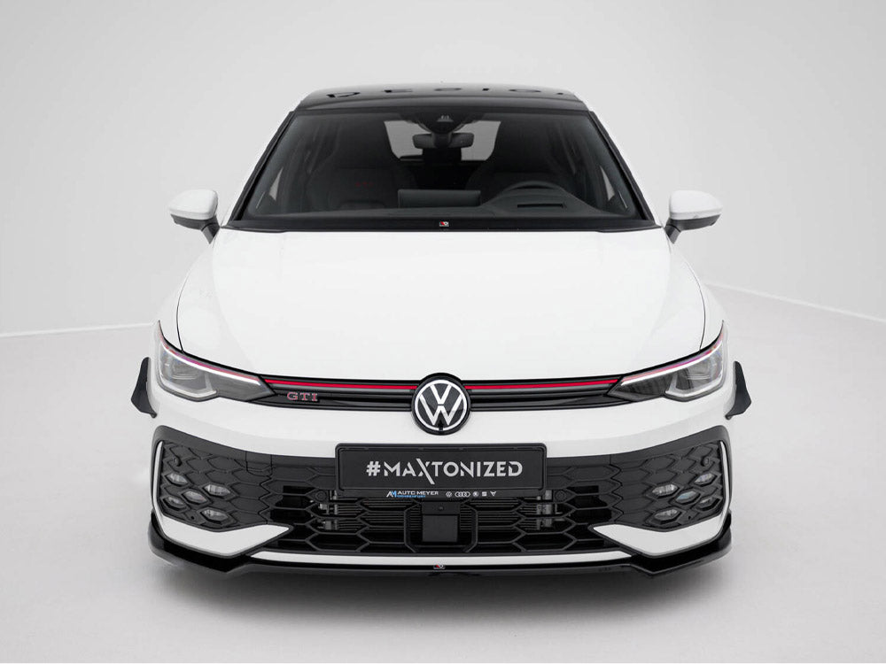 Front Splitter V.3 compatible with Volkswagen Golf GTI / GTE / R-Line Mk8 Facelift