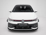 Front Splitter V.3 compatible with Volkswagen Golf GTI / GTE / R-Line Mk8 Facelift