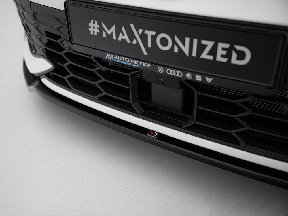 Front Splitter V.3 compatible with Volkswagen Golf GTI / GTE / R-Line Mk8 Facelift
