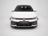 Front Splitter V.1 compatible with Volkswagen Golf GTI / GTE / R-Line Mk8 Facelift