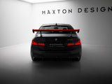 Carbon Spoiler With Internal Brackets Uprights + LED compatible with BMW 5 / M5 Sedan G30 / F90